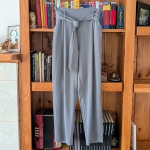 Women's Gray High-Waisted Pants